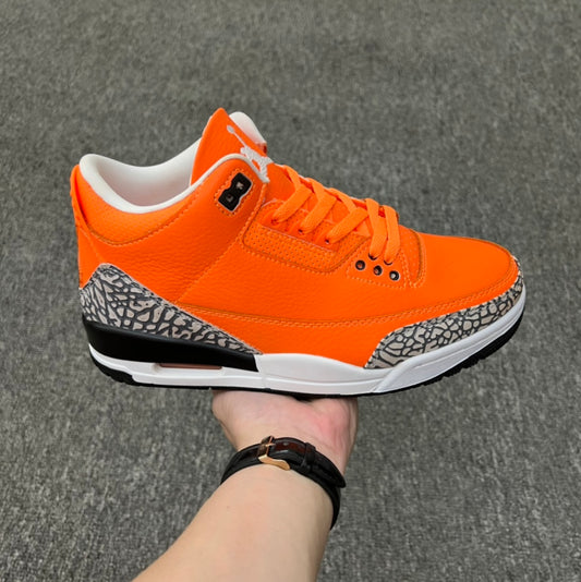 Air Jordan 3 Retro Orange White Cement Grey