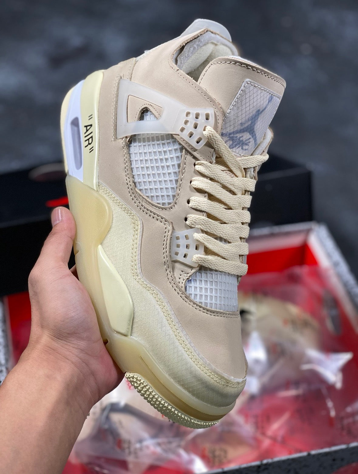Jordan Retro 4 OFFWHITE